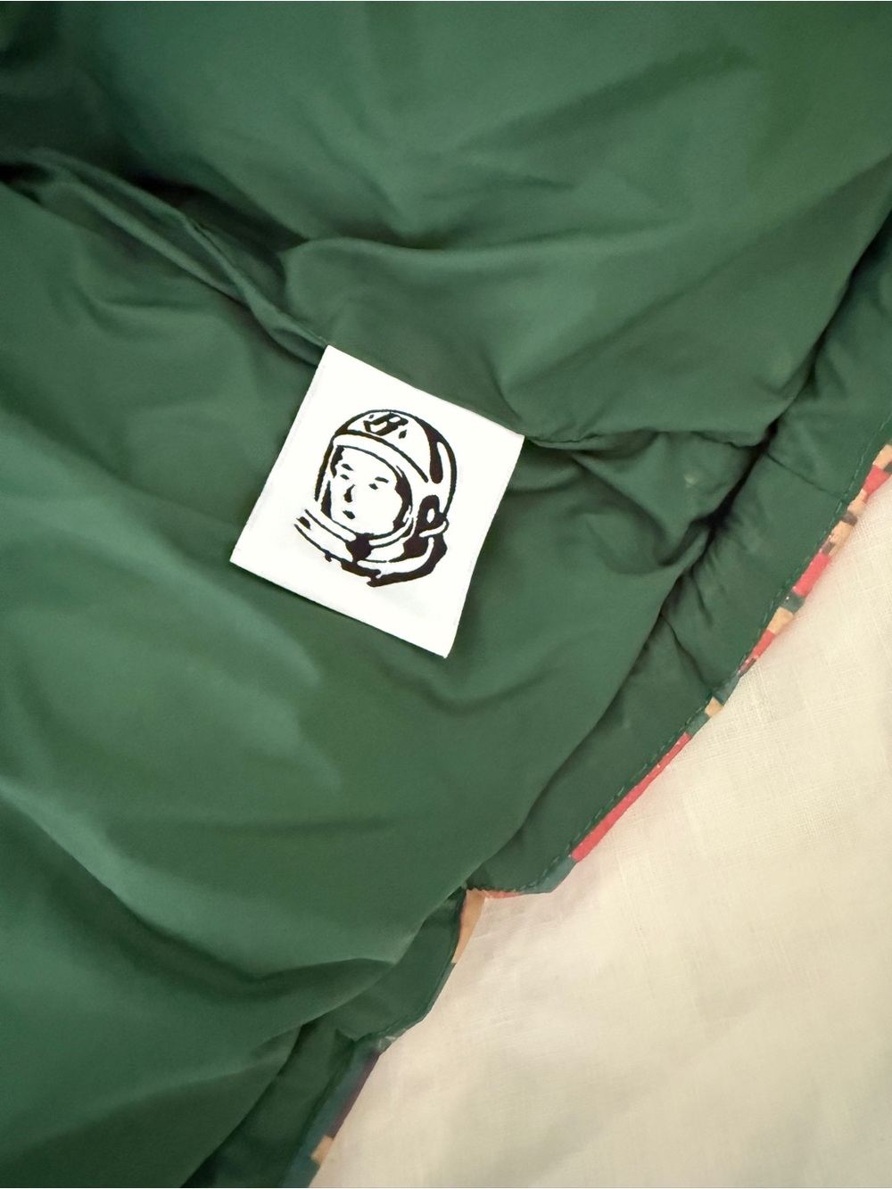 Billionaire Boys Club Green, Pink and Tan Digital Camo Jacket with Navy Patch - Picture 7 of 7